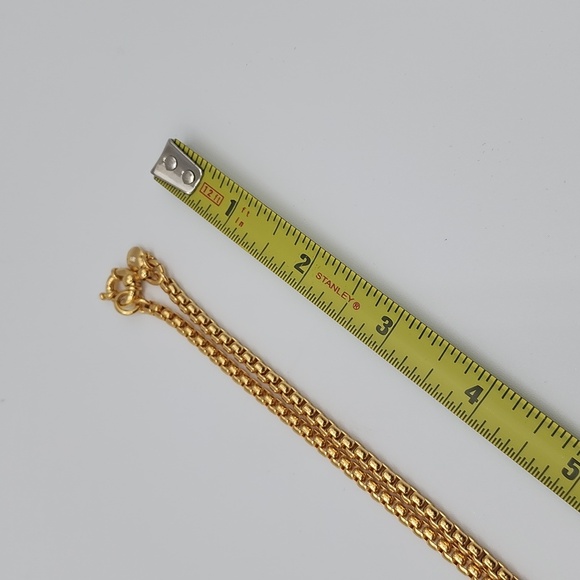 J. Crew Gold and Black Beaded Tassel Lariat Necklace - Picture 8 of 9